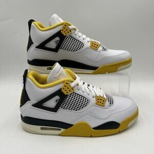 Womens Size 12 Air Jordan 4 Retro White Coconut Milk Sneakers AQ9129 101 NEW